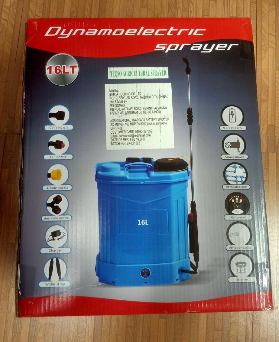 Dynamo electric sprayer